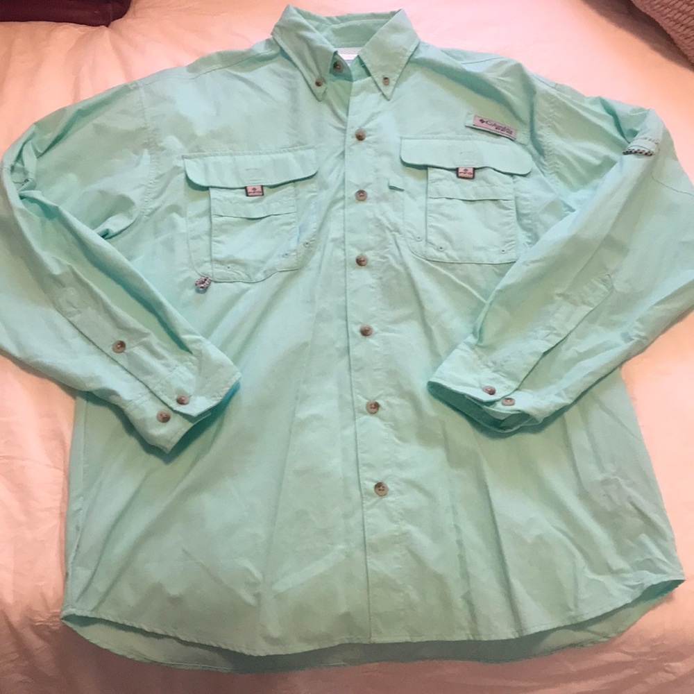 Men’s Small Mint Green Long Sleeve PFG